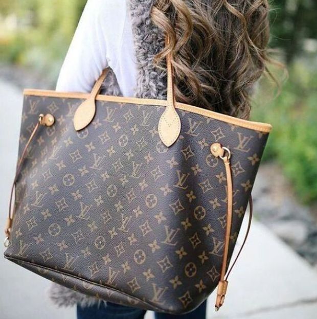 LV Louis Vuitton Trending Ladies Shopping Bag Leather Tote Handbag Shoulder two piece Bag