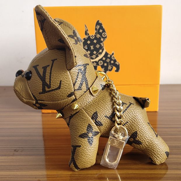 Louis Vuitton Dog Keychain Fob Bag Charm LV for Sale in Commack