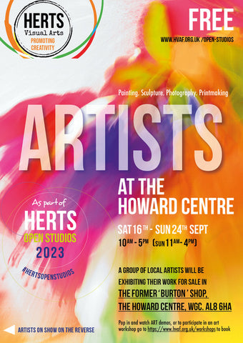 Herts Open Studio Artist Exhibition Welwyn Hertfordshire featuring Judy Century Art Paintings for sale