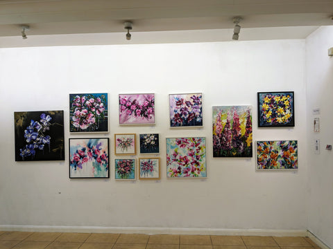 Judy Century Art Paintings exhibition for Open Studios in Welwyn Garden City