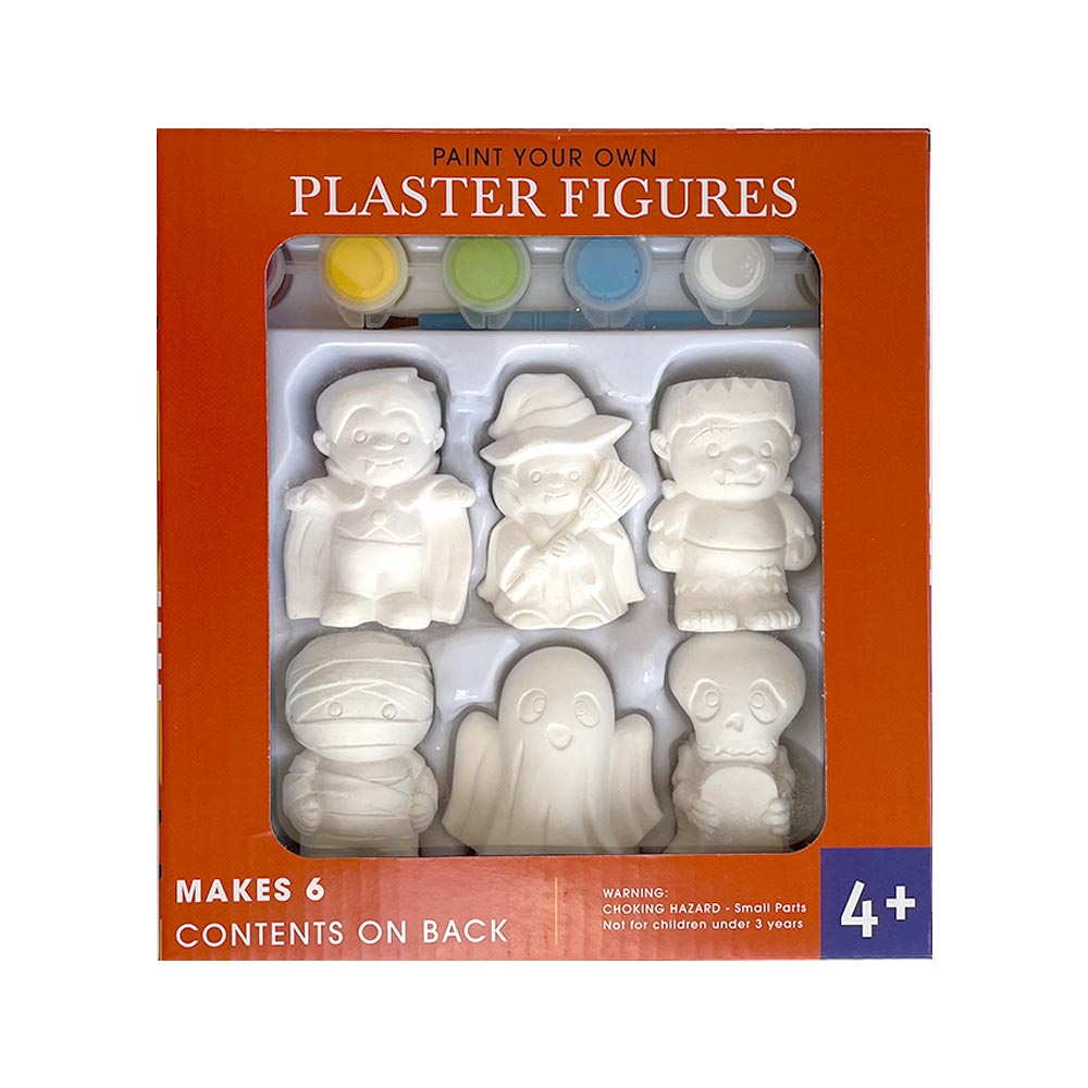 Paint-Your-Own Halloween Plaster Figurines Kit 3ct with Paints – Jewelry  Made by Me