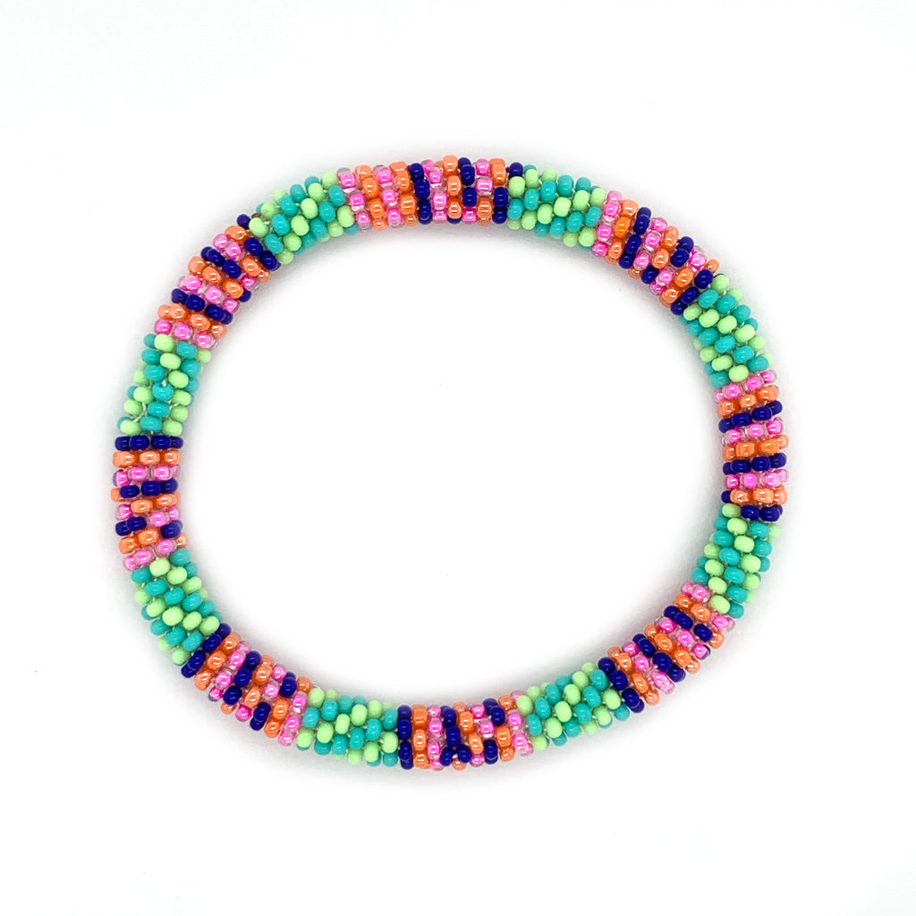 Solid Light Green Seed Bead Bracelet