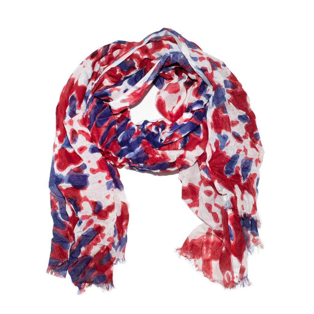 Red Bandana Print Oversized Scarf – Jewelry Made by Me