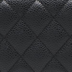 Chanel Schwarze Caviar Ledertasche