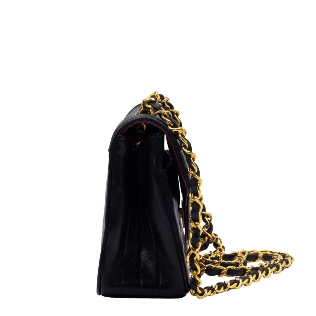 Chanel Classic Flap Bag in Black Matelassé Leather - Tabita Bags – Tabita  Bags with Love