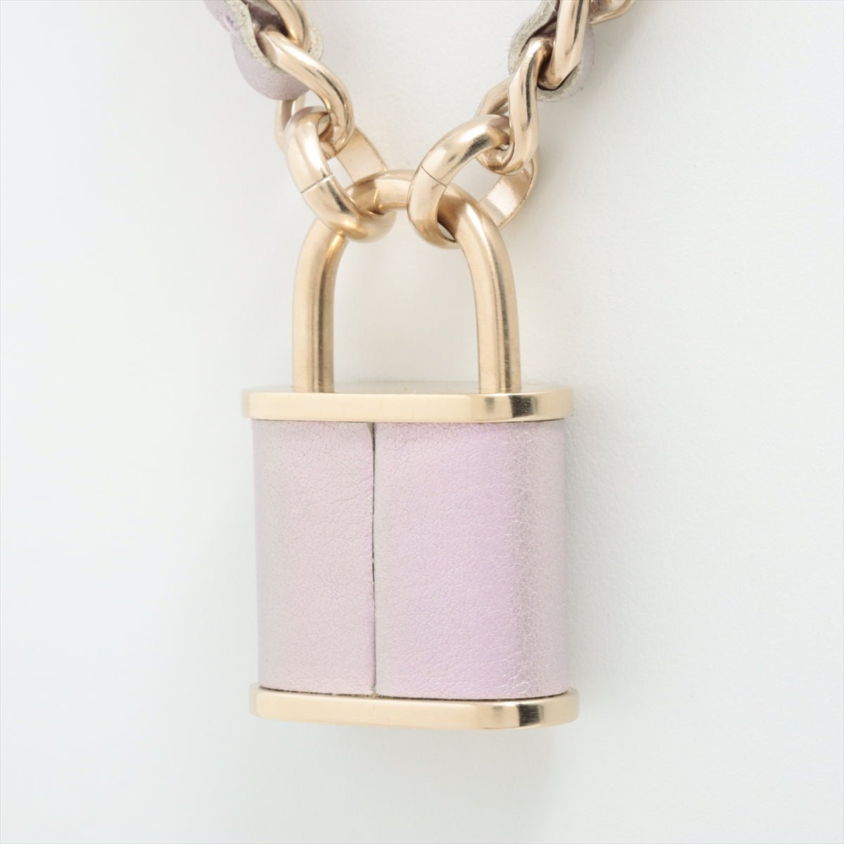 Chanel Lock and Key Necklace  Pink  CHA08380  The RealReal