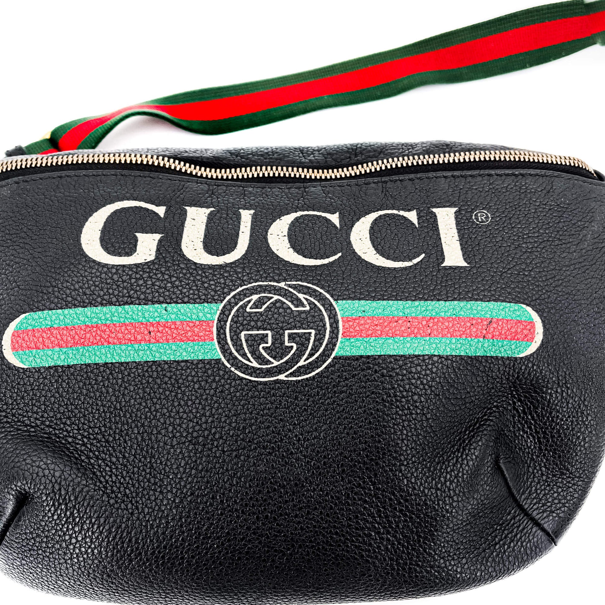 Skriv email Lee genetisk Gucci Grained Leather Print Belt Bag Black - Tabita Bags – Tabita Bags with  Love