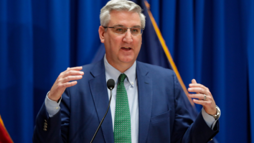 Indiana Face Mask in the News COVID-19 Governor Holcomb