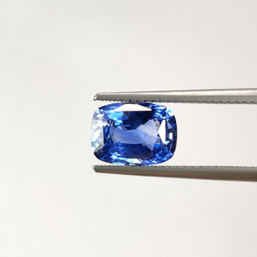 2.93 cts Natural Blue Sapphire Loose Gemstone Cushion Cut