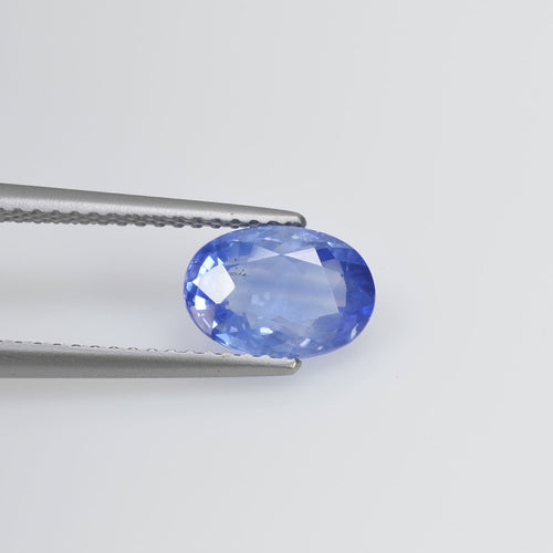 2.09 cts Unheated Natural Blue Sapphire Loose Gemstone Oval Cut