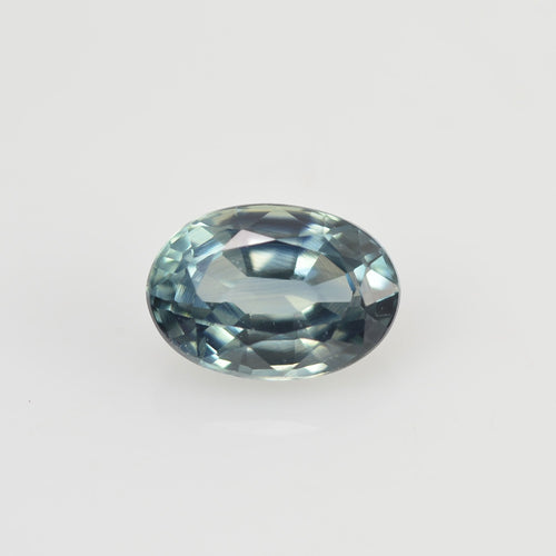 0.67 cts Natural Blue Green Teal Sapphire Loose Gemstone Oval Cut