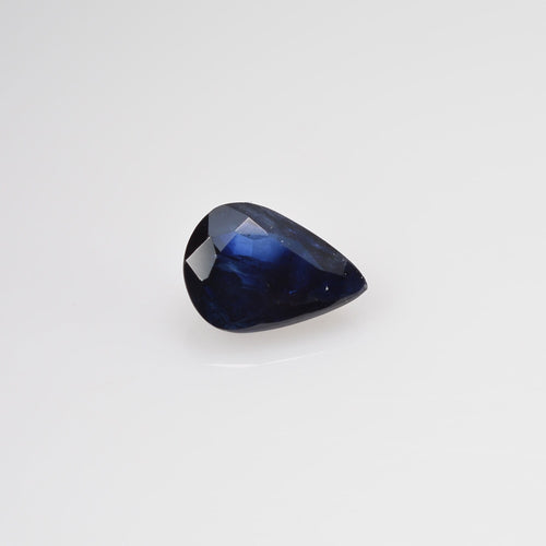 0.70 cts  Natural Blue Sapphire Loose Gemstone Pear Cut