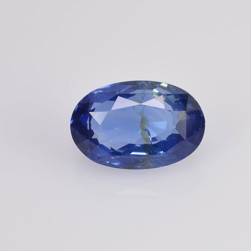 1.85 cts Unheated Natural Blue Sapphire Loose Gemstone Oval Cut Certified