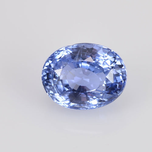 2.67 cts   Natural Blue Sapphire Loose Gemstone Oval Cut Certified