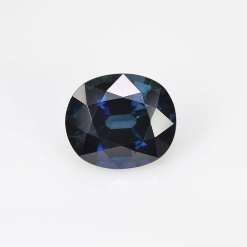 3.71 cts Natural Teal Blue Green Sapphire Loose Gemstone Oval Cut