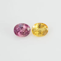 1.84 cts Natural Fancy Sapphire Loose Pair Gemstone Oval Cut - Thai Gems Export Ltd.