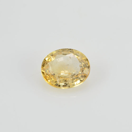 1.17 cts Natural Yellow Sapphire Loose Gemstone Oval Cut