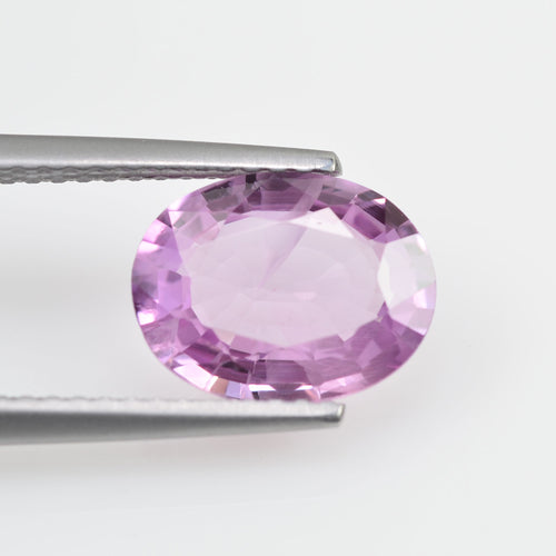 2.69 cts Natural Fancy Pink Sapphire Loose Gemstone oval Cut