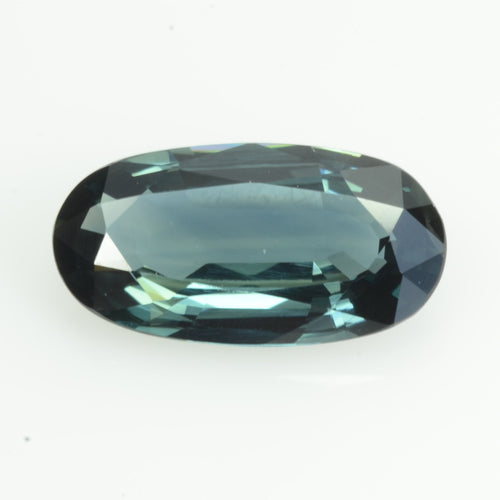 1.41 cts Natural Teal Blue Sapphire Loose Gemstone Oval Cut