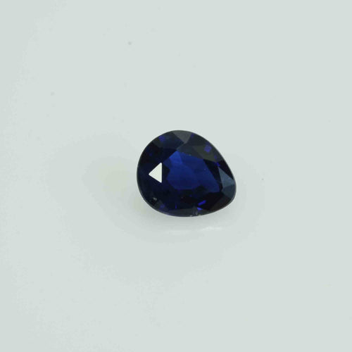 0.41 cts  Natural Blue Sapphire Loose Gemstone Pear Cut