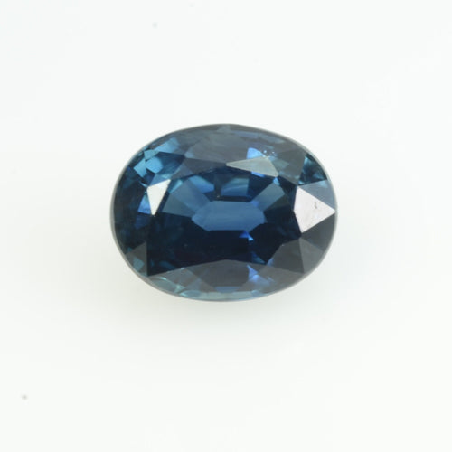 1.12 cts Natural Teal  Blue Sapphire Loose Gemstone Oval Cut