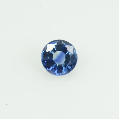 3.9 mm Natural Blue Sapphire Loose Gemstone Round Cut