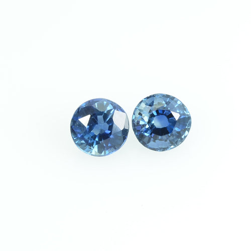 3.3 mm Natural Blue Sapphire Loose Gemstone Round Cut