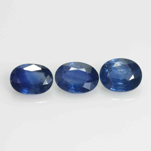 8x6 MM Natural Blue Sapphire Loose Gemstone Oval Cut