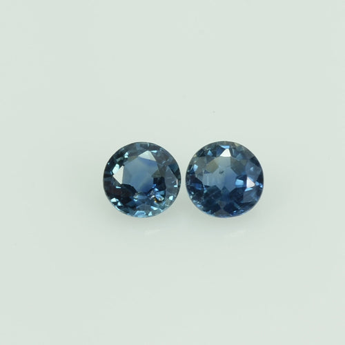 3 mm Natural Blue Sapphire Loose Gemstone Round Cut