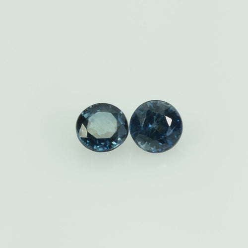 3 mm Natural Blue Sapphire Loose Gemstone Round Cut