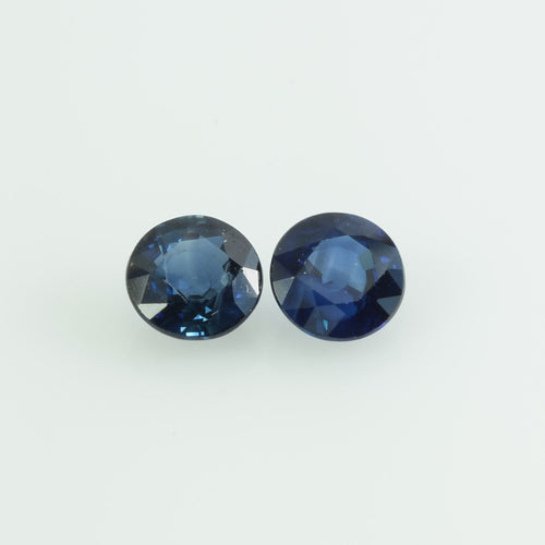 1.12 mm  Natural Blue Sapphire Loose Gemstone Round Cut