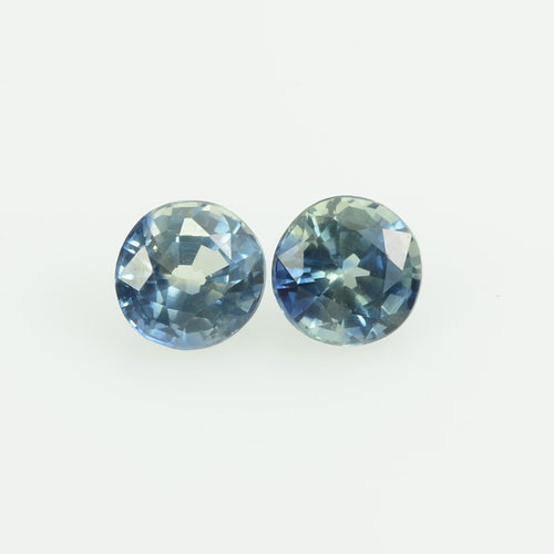 3.5 mm Natural Blue Sapphire Loose Gemstone Round Cut