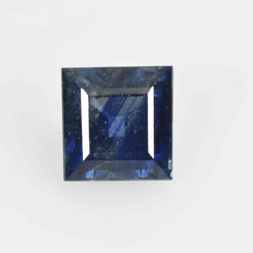 0.82 Cts Natural Blue Sapphire Loose Gemstone Square Cut