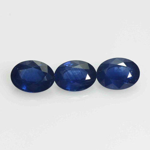 7x5 MM Natural Blue Sapphire Loose Gemstone Oval Cut