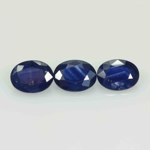 8x6 MM Natural Blue Sapphire Loose Gemstone Oval Cut