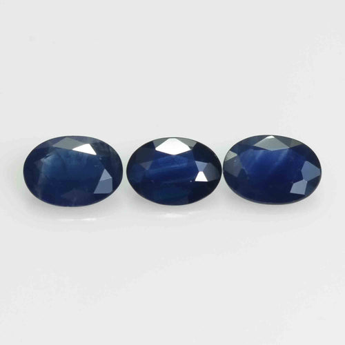 7x5 MM Natural Blue Sapphire Loose Gemstone Oval Cut