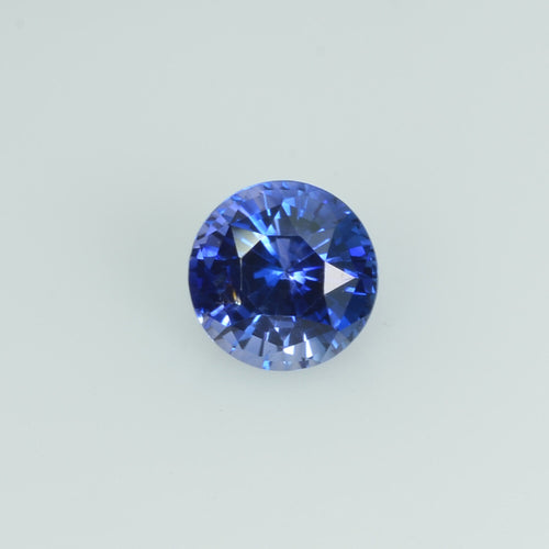 0.64 Cts Natural Blue Sapphire Loose Gemstone Round Cut