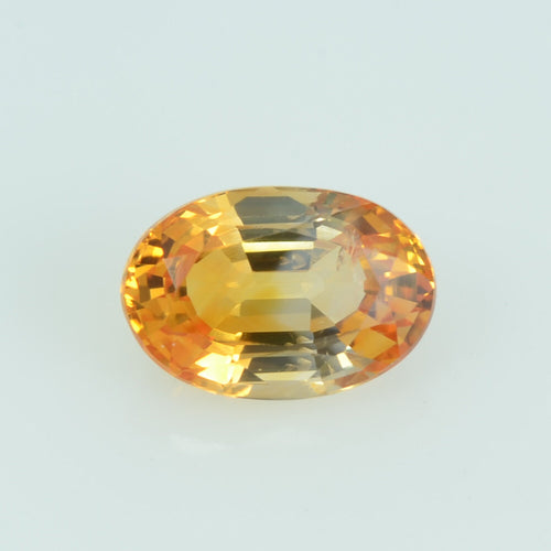0.63 Cts Natural Yellow Sapphire Loose Gemstone Oval Cut