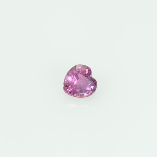 4 Mm Natural Ruby Loose Gemstone Heart Cut