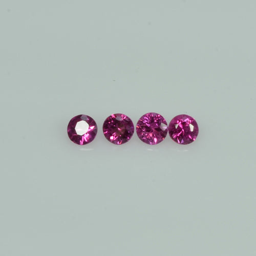 2.7-3.9 mm  Natural Pink Sapphire  Loose Gemstone Round Diamond Cut