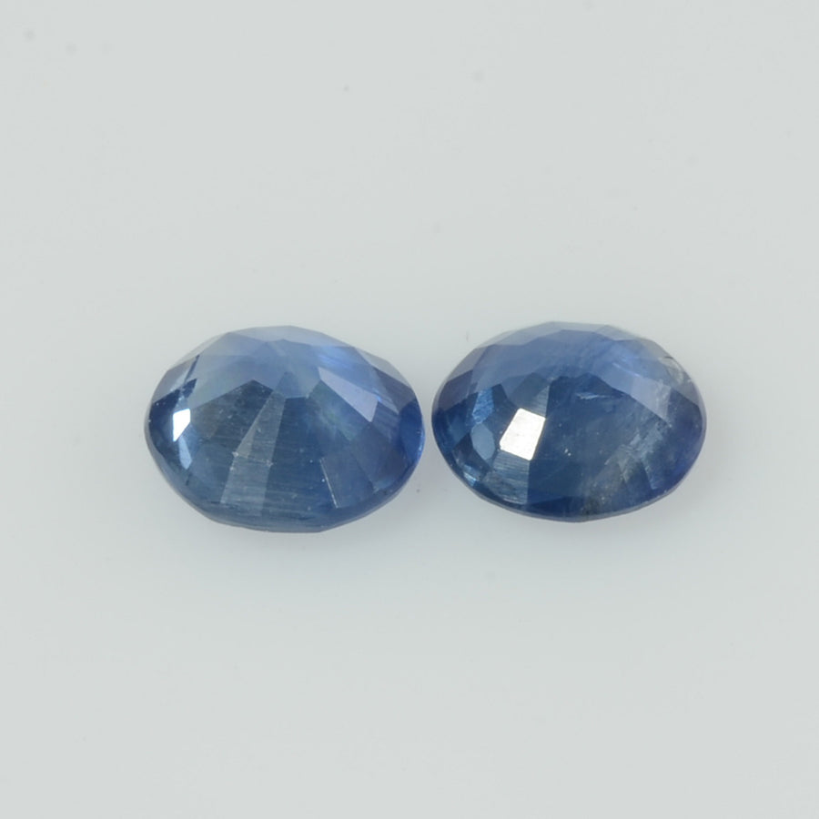 4.9 mm Natural Blue Sapphire Loose Pair Gemstone Round Cut - Thai Gems Export Ltd.