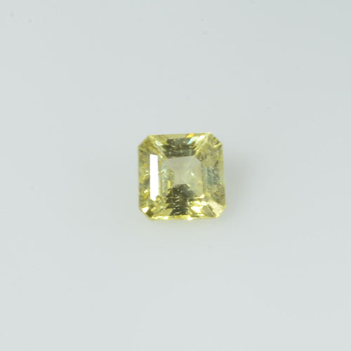 0.65 cts Natural Yellow Sapphire Loose Gemstone Octagon Cut