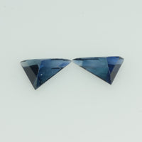 Natural Blue Sapphire Loose Gemstone Triangle Cut Pair - Thai Gems Export Ltd.