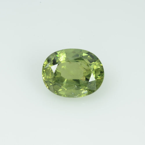 2.60 Cts Natural Green Sapphire Loose Gemstone Oval Cut