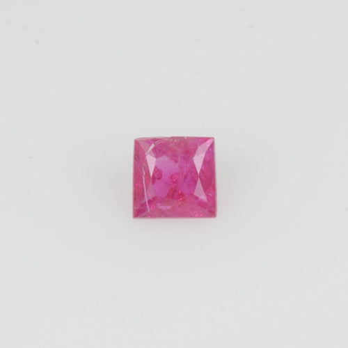 2-3 mm  Natural  Pink Sapphire Loose Gemstone Square Cut