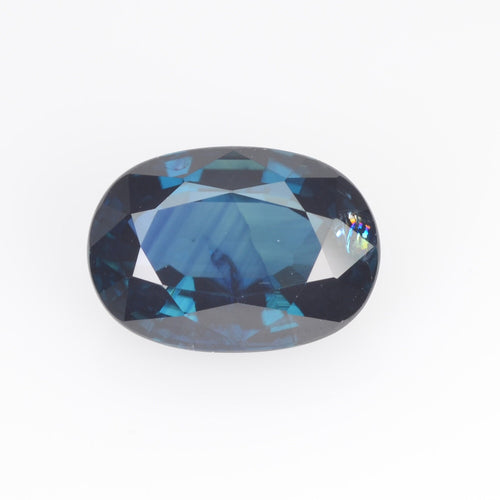 2.16 cts Natural Teal Bluish Green Sapphire Loose Gemstone Oval Cut