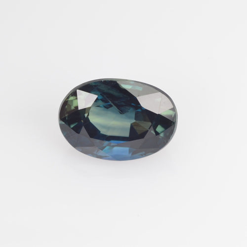 1.93 Cts Natural Teal Blue Sapphire Loose Gemstone Oval Cut