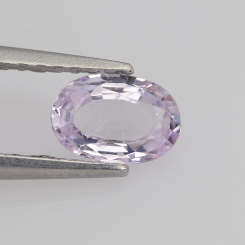 6x4 mm Natural  Pastel Pink Sapphire Loose Gemstone oval Cut