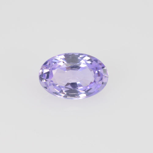 6x4 mm Natural  Pastel Purple Sapphire Loose Gemstone oval Cut