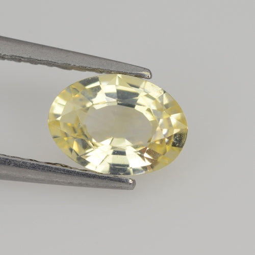 0.81 cts Natural Yellow Sapphire Loose Gemstone Oval Cut